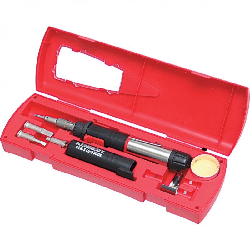 Kennedy.125BW BUTANE SOLDERING IRON KIT 8-PCE