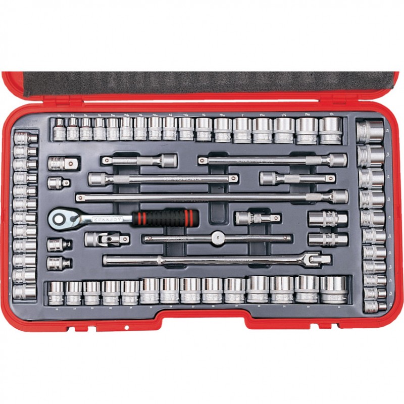 Kennedy-Pro.MM/AF/WHIT SOCKET SET 70P C 1/2