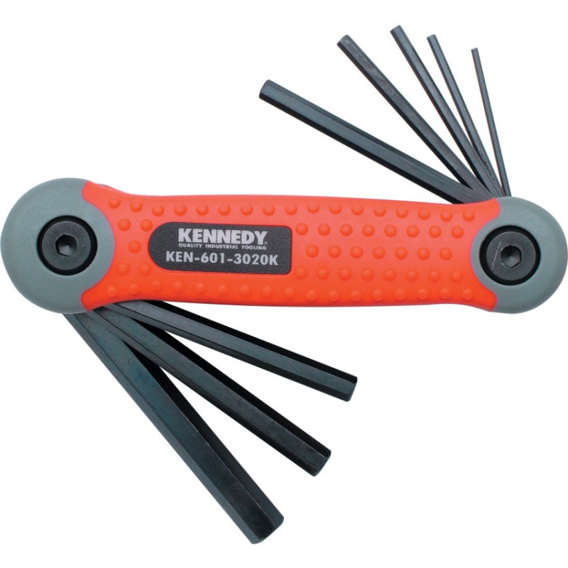 Kennedy.1.5-8mm PRO-TORQ HEX WRENCH SET ON CLIP (8-PCE)