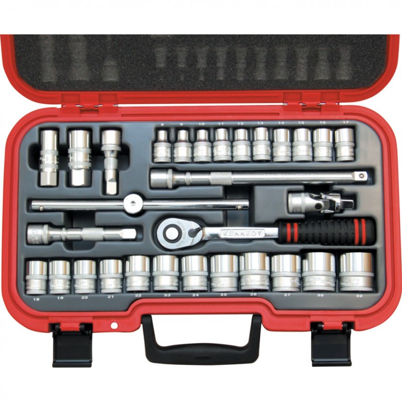 Kennedy-Pro.MM SINGLE HEX SOCKET SET 1/2