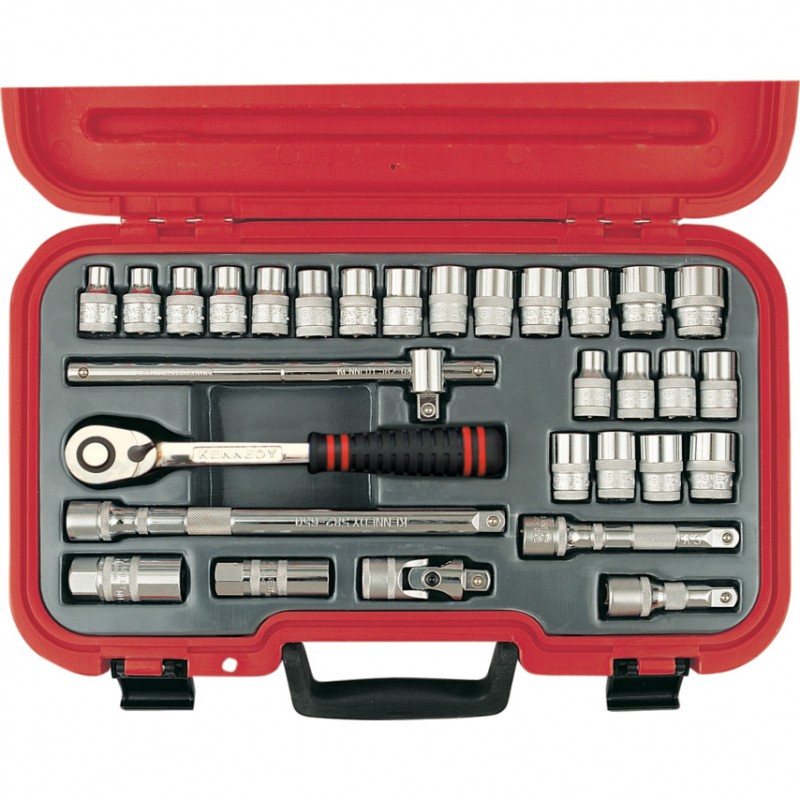 Kennedy-Pro.MM/AF SOCKET SET 30PC 1/2