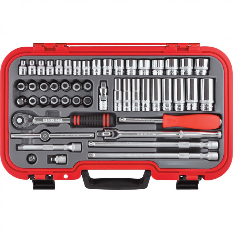 Kengrip.METRIC 50PC KEN-GRIP SOCKET SET 3/8